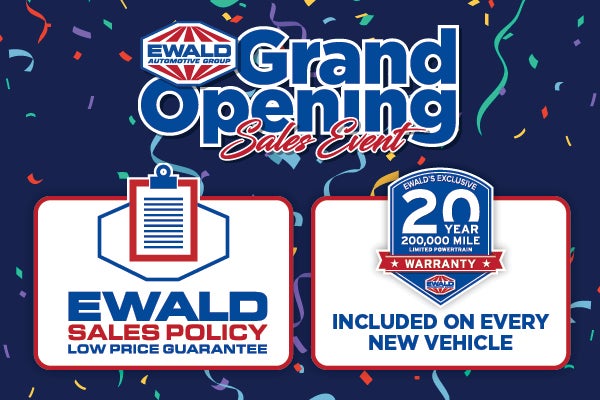 Ewald's Grand Opening Sale!