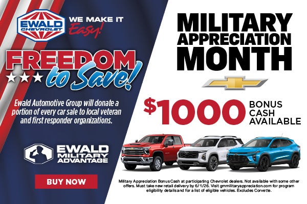 Military Appreciation $1,000 Bonus Cash Available 